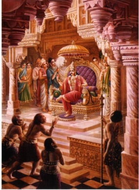 Ямараджа (повелитель адских планет, бог смерти, назначающий наказания грешникам)